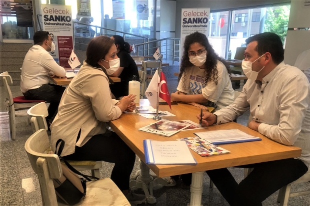 Sanko Üniversitesi tanıtım günlerine yoğun ilgi