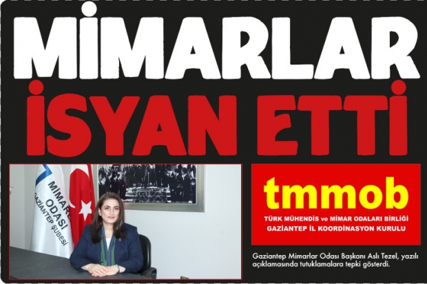 Mimarlar isyan etti