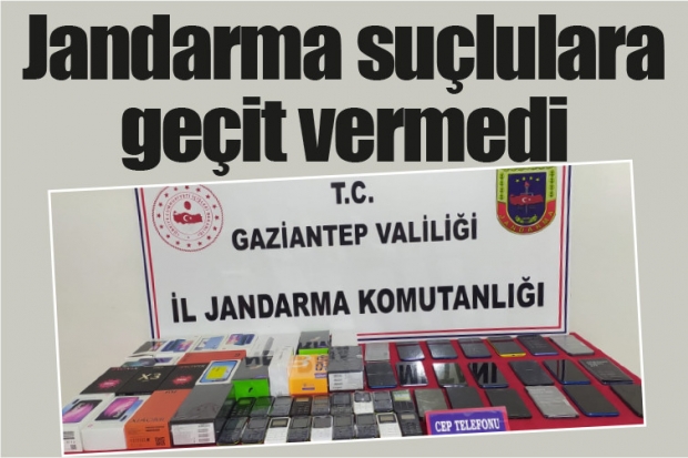 Jandarma suçlulara geçit vermedi