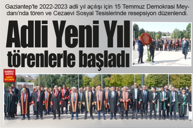 Adli Yeni Yıl törenlerle başladı