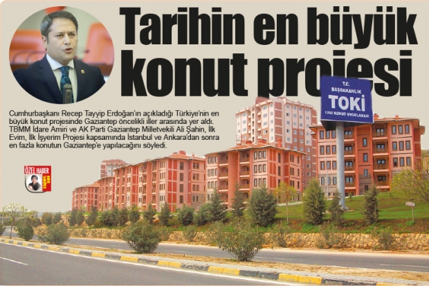 Tarihin en büyük  konut projesi