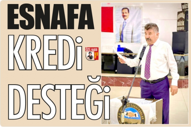 Esnafa kredi desteği