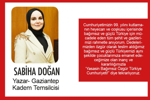 Cumhuriyetimizin 99. Yaş Günü Kutlu Olsun...