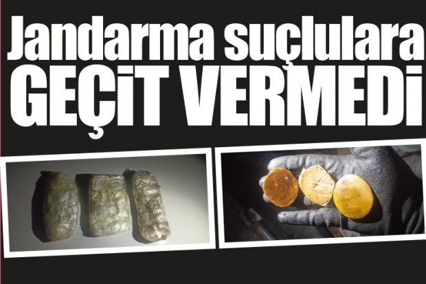 Jandarma suçlulara geçit vermedi