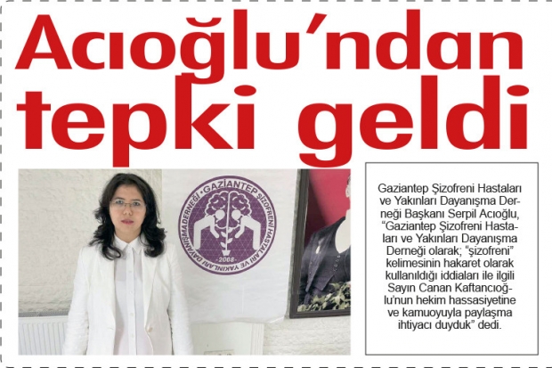 Acıoğlu'ndan tepki geldi