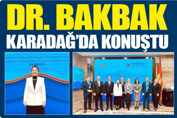 DR. BAKBAK KARADAĞ’DA KONUŞTU