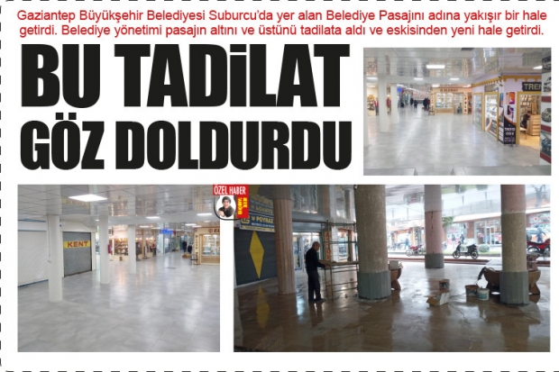 BU TADİLAT GÖZ DOLDURDU