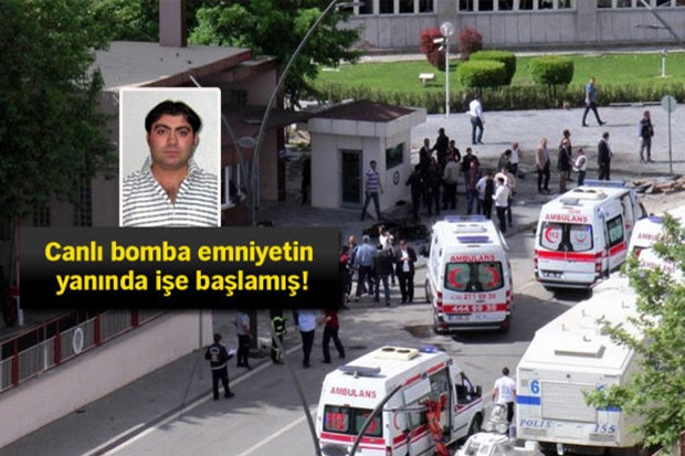 Gaziantep  bombacısı emniyetin yanında işe başlamış