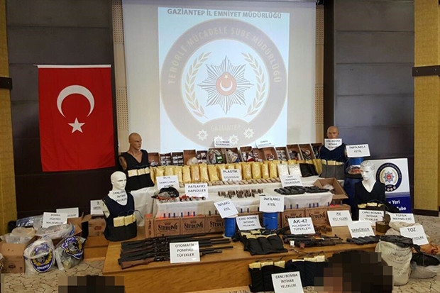 Gaziantep'teki o evden cephanelik çıktı