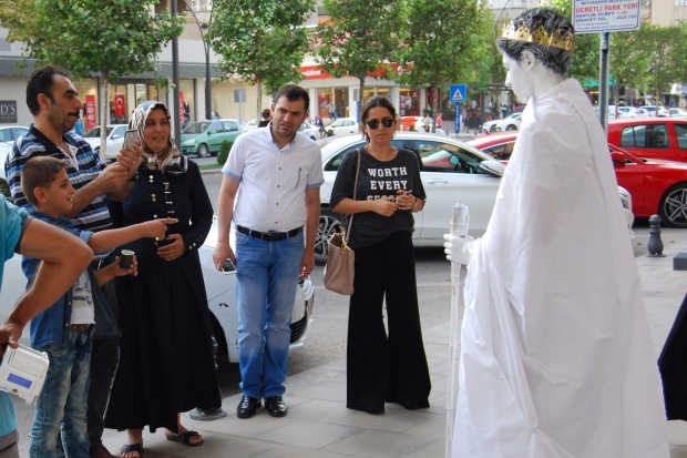 "Sokakta Sanat" etkinliğine yoğun ilgi