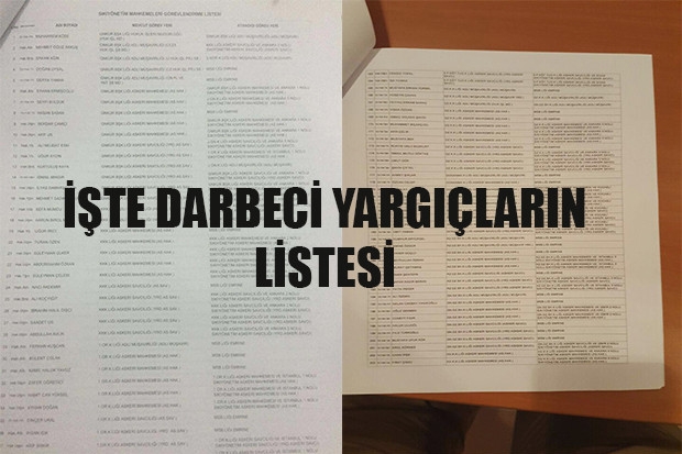 Darbeciler Sıkıyönetim Mahkemeleri kuracaklardı