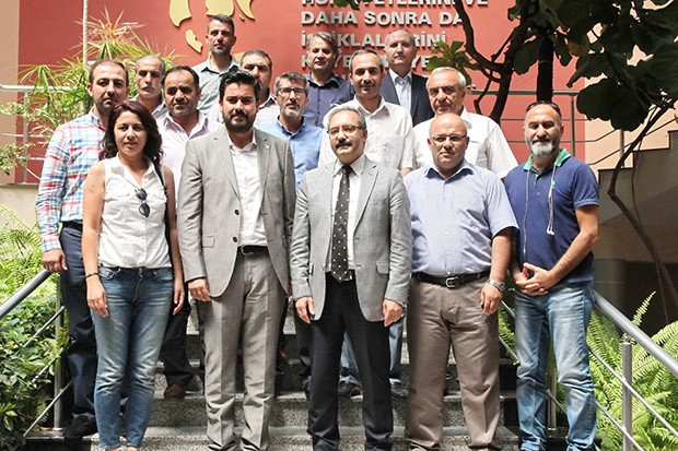 Gazetecilerden Rektör Gür'e ziyaret