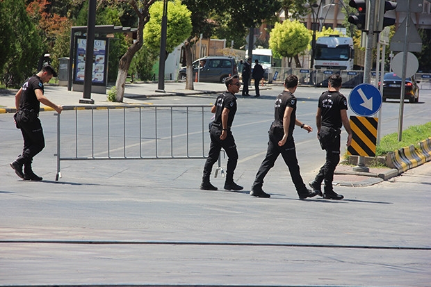 Cumhurbaşkanının gelişi öncesi Gaziantep'te yoğun güvenlik önlemi