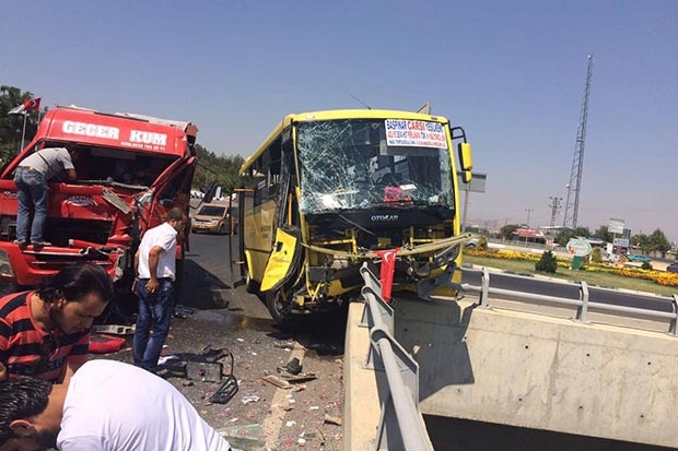 Gaziantep'te faciadan dönüldü