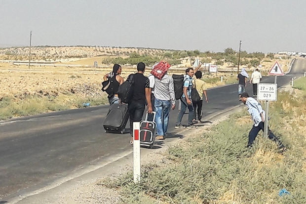 Suriyeliler yeniden yollara düştü