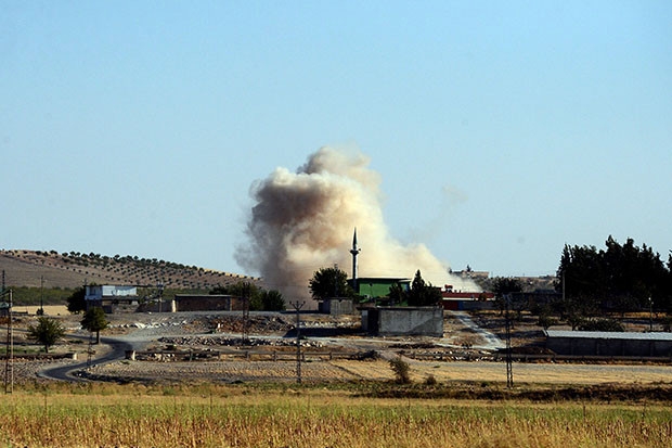 Gaziantep sınırında patlama