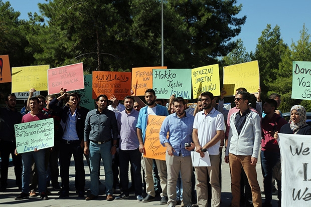 Gaziantep Üniversitesi'nde CIA protestosu