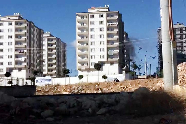 Gaziantep'teki ikinci patlama anı kamerada