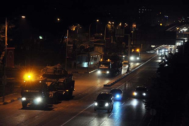 Şırnak'a giden askeri konvoy Gaziantep'te