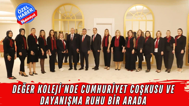 Değer Koleji’nde Cumhuriyet Coşkusu ve Dayanışma Ruhu Bir Arada