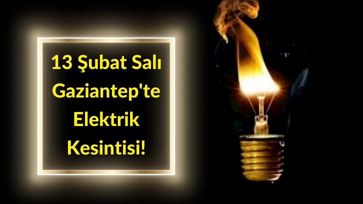 Dikkat! Elektrik Kesintisi