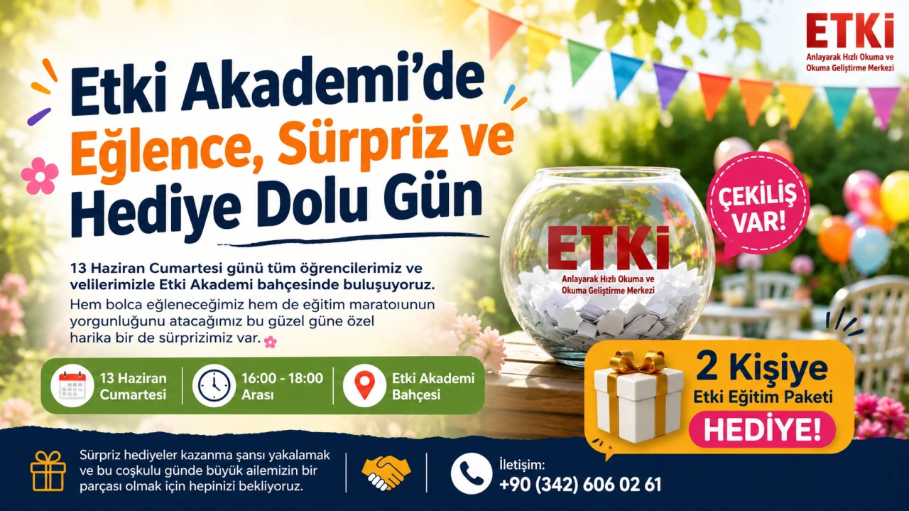 Etki Akademi&rsquo;de Eğlence, S&uuml;rpriz ve Hediye Dolu G&uuml;n