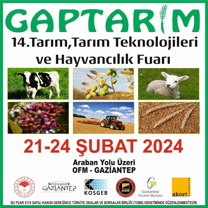 Gaptarım Fuarı 21 Şubat'ta Kapılarını Ziyaretçilerine Açıyor
