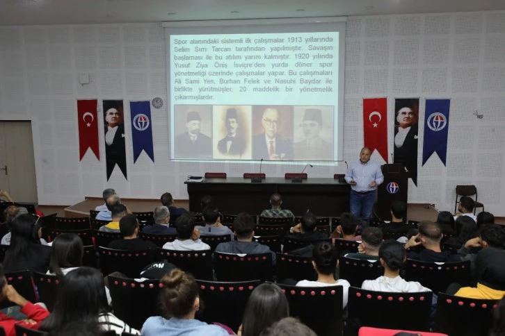 GAÜN’DEN “ATATÜRK,CUMHURİYET VE SPOR”KONULU KONFERANS