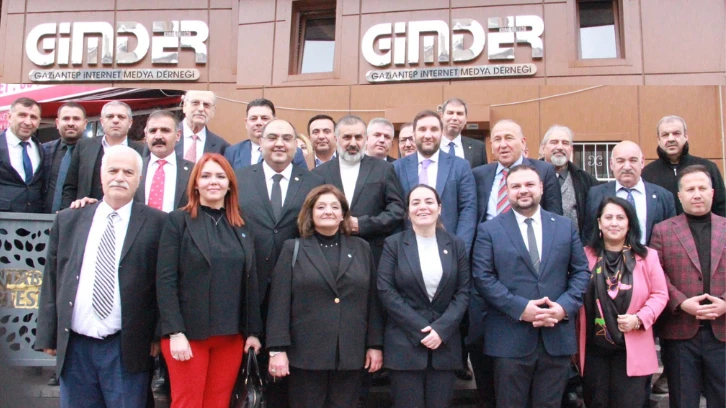 Gaziantep İYİ Parti GİMDER’ i Ziyaret Etti