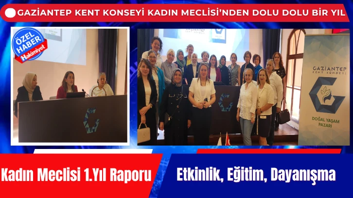 Gaziantep Kent Konseyi Kadın Meclisi’nden Dolu Dolu Bir Yıl