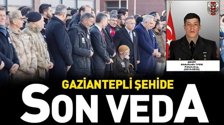 Gaziantepli Şehide Son Veda