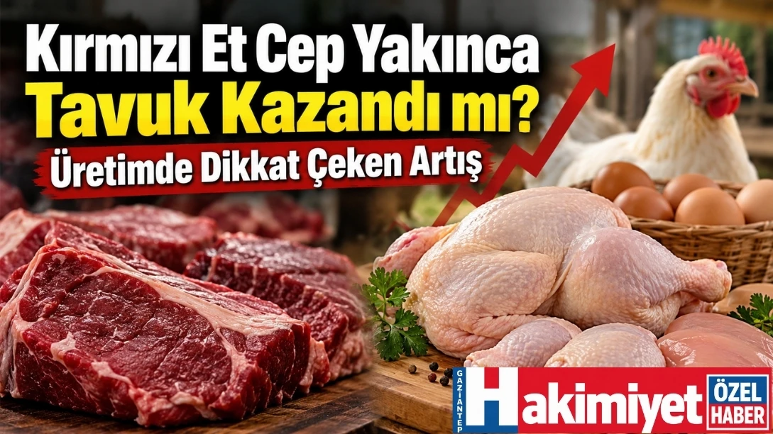 Kırmızı Et Cep Yakınca Tavuk Kazandı mı? &Uuml;retimde Dikkat &Ccedil;eken Artış
