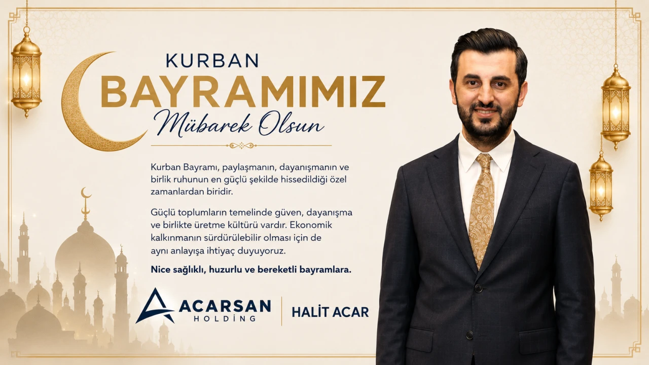 Acarsan Holding Halit Acar Bayram İlanı
