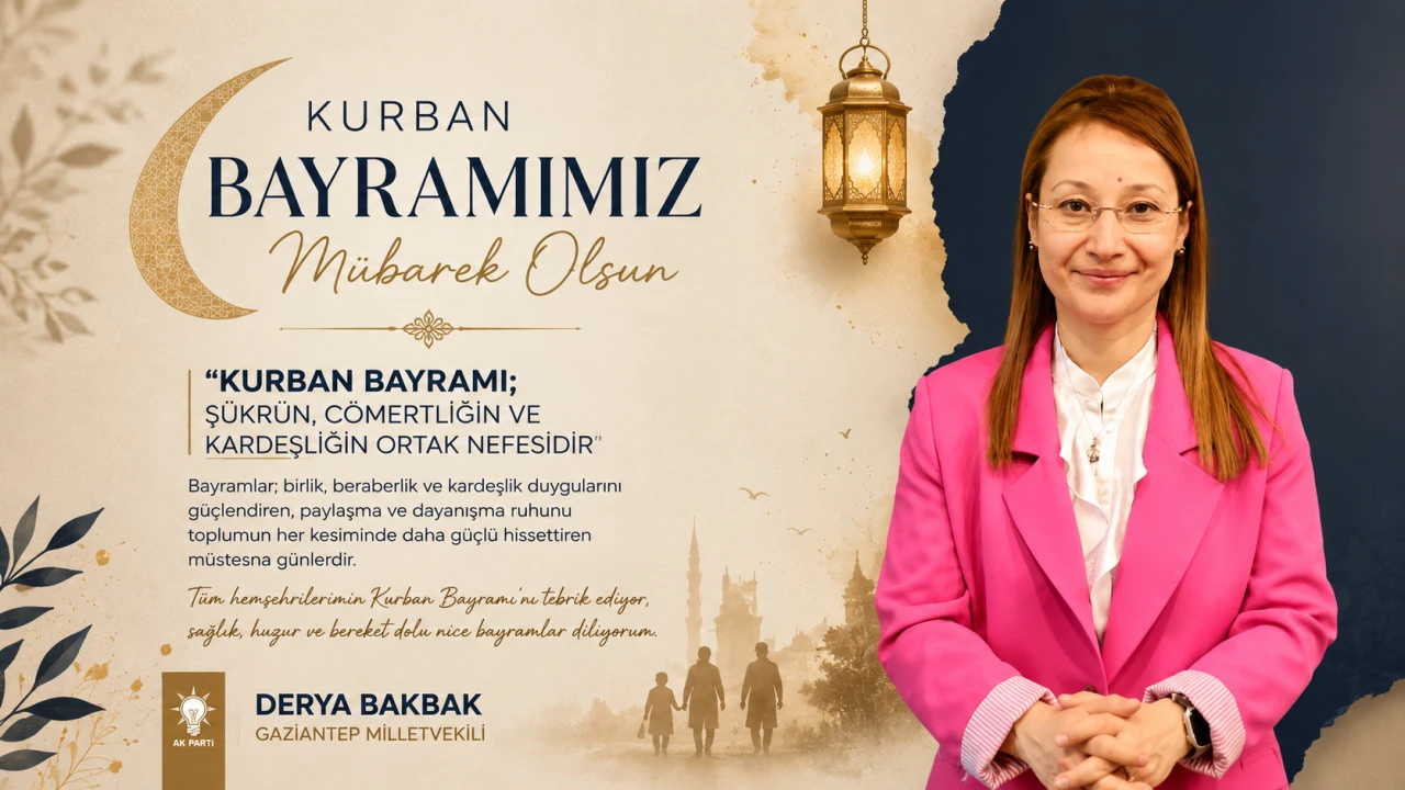 Derya Bakbak Kurban Bayramı İlanı