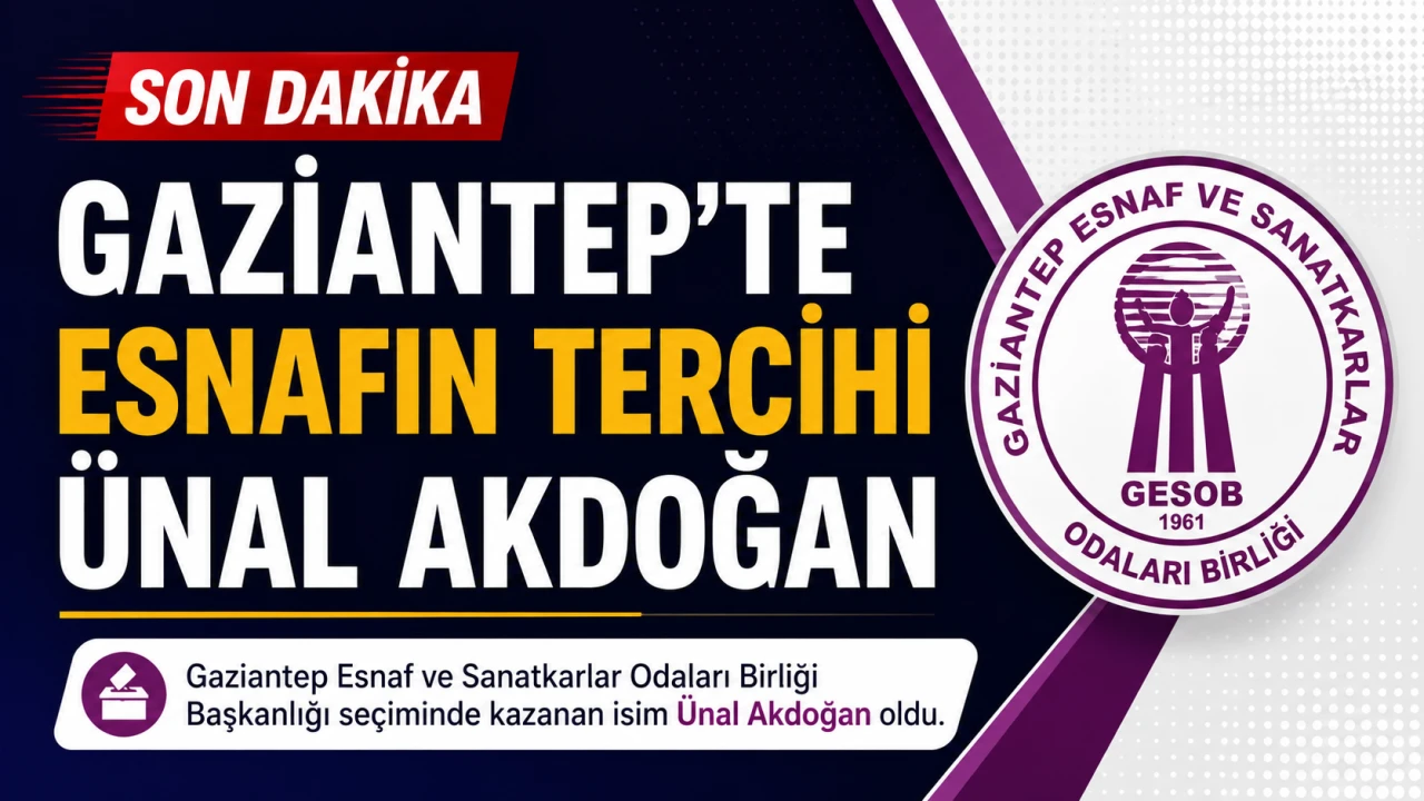 Gaziantep’te Esnafın Tercihi Ünal Akdoğan