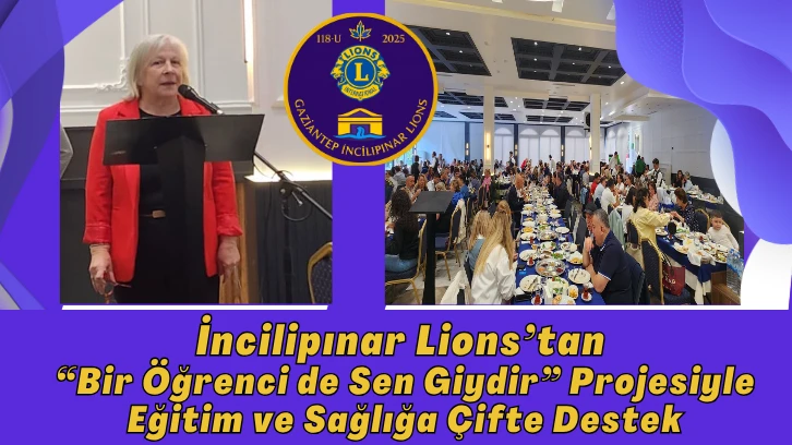 İncilipınar Lions’tan Eğitime ve Sağlığa Çifte Destek