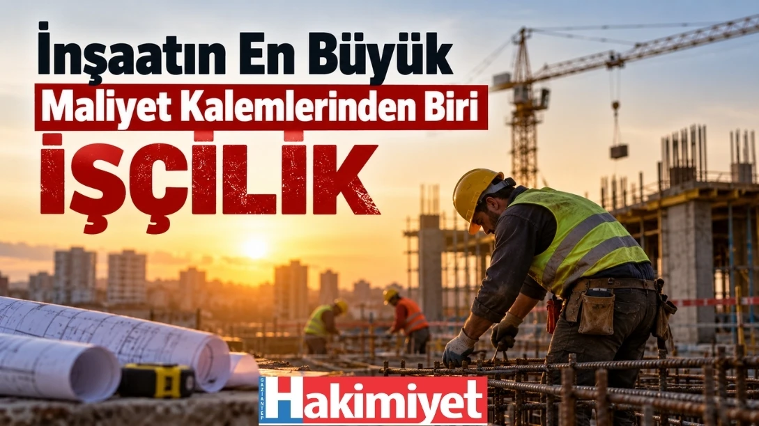 İnşaatın En B&uuml;y&uuml;k Maliyet Kalemlerinden Biri İş&ccedil;ilik