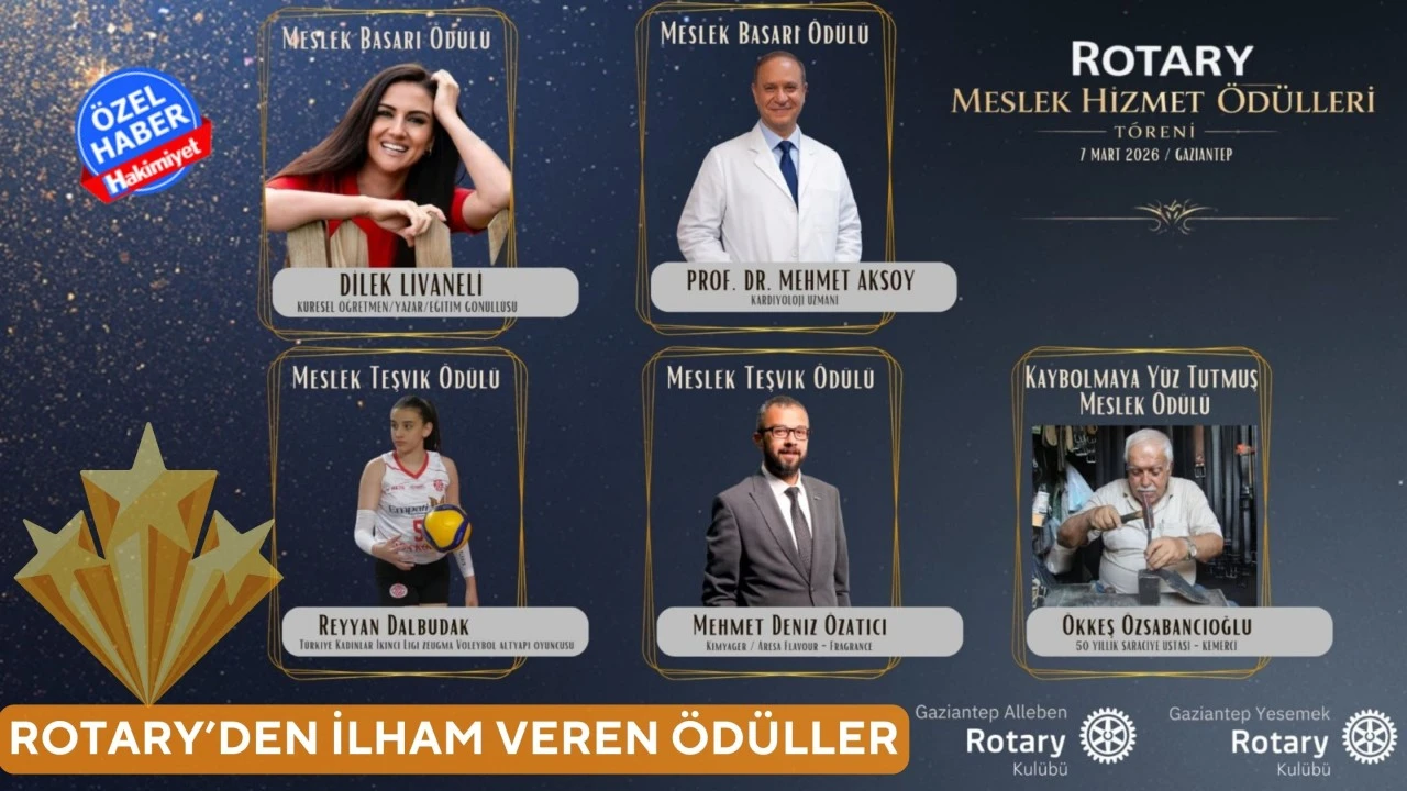 Rotary&rsquo;den Topluma Değer Katan İsimlere B&uuml;y&uuml;k Onur