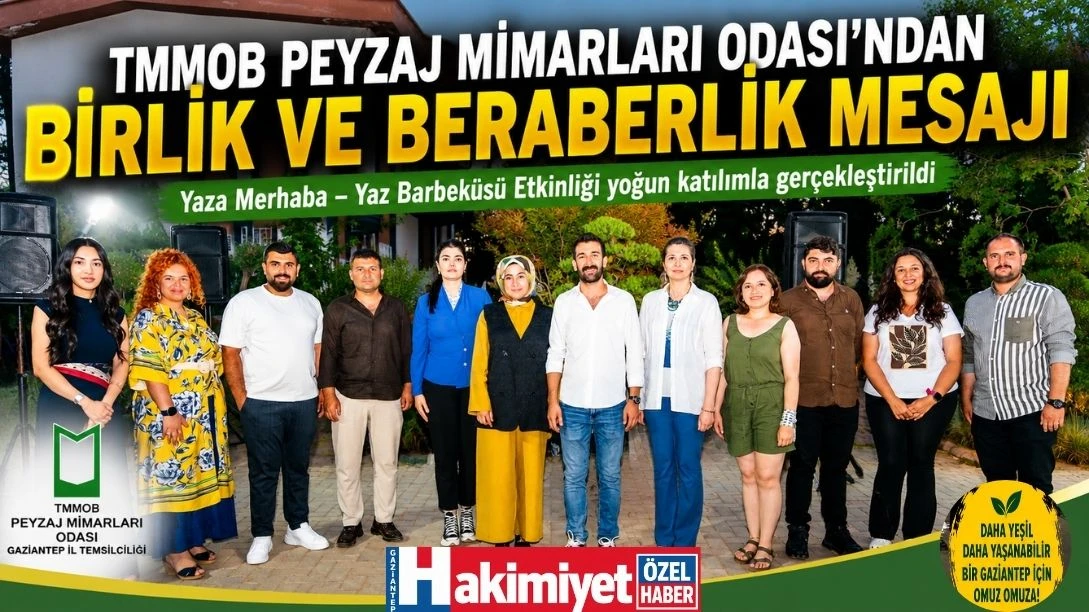 TMMOB Peyzaj Mimarları Odası&rsquo;ndan Birlik ve Beraberlik Mesajı