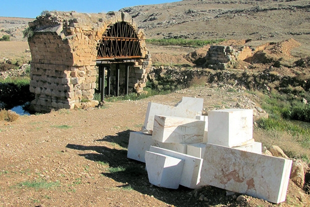 Tarihi Septimius Severus Köprüsünde Restorasyon Çalışması Başladı