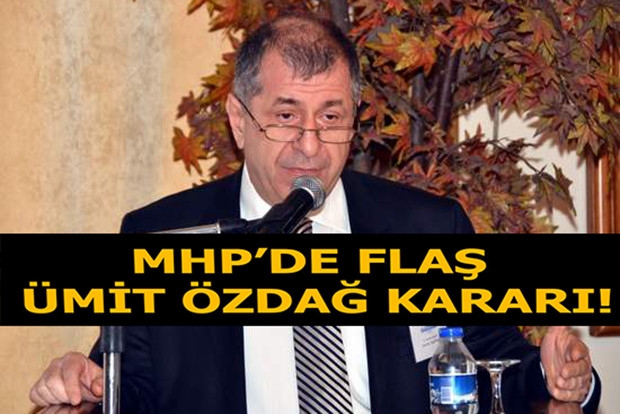 Ümit Özdağ MHP'den ihraç edildi