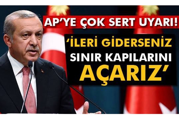 Erdoğan Avrupa'ya rest çekti