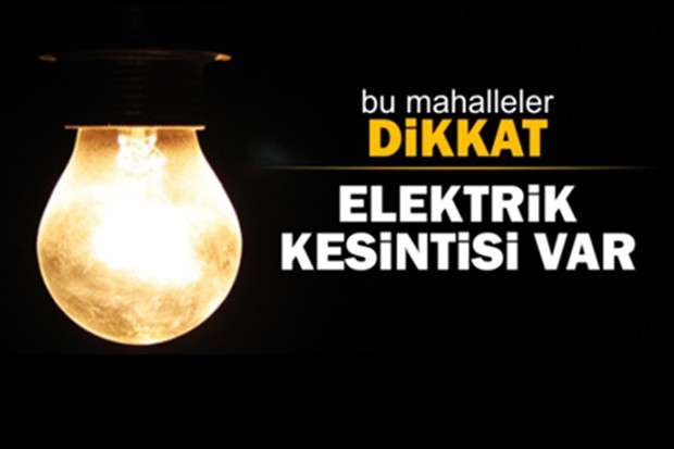 Gaziantep'te elektrikler kesilecek