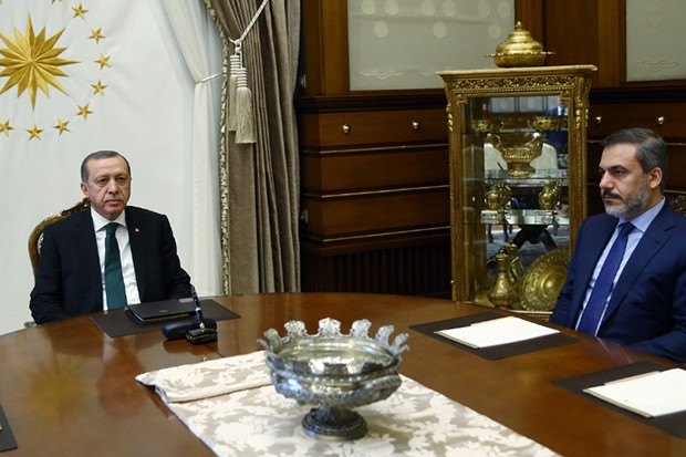Cumhurbaşkanı Erdoğan, MİT Müsteşarı Fidan'ı kabul etti