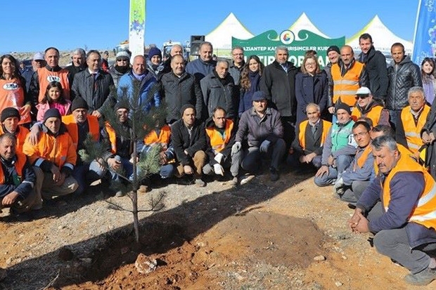 Gaziantep’te toprağa kadın eli değdi