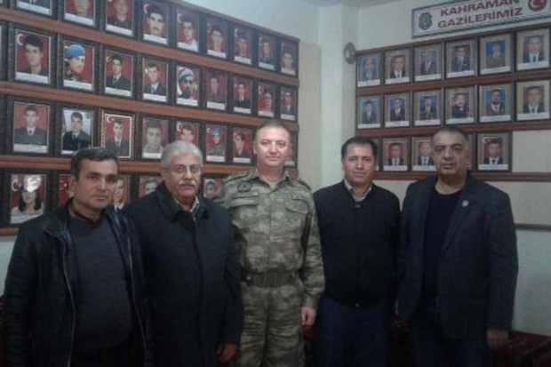 Albay Metin Aydın'dan şehit yakınları ile gazilere ziyaret