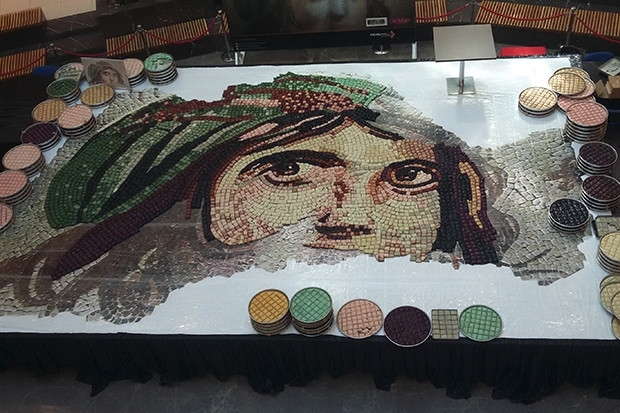 Gaziantep'te 'Baklavadan Mozaik' rekor denemesi yapılacak