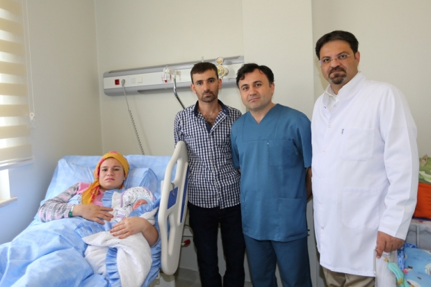 İnayet Topçuoğlu Hastanesinde doğum heyecanı