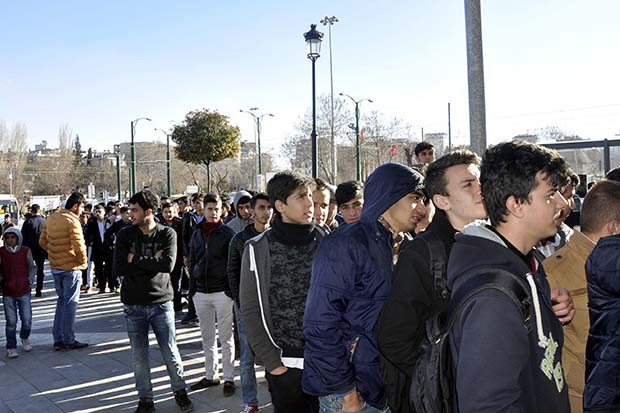 Gaziantep'te passolig kuyruğu