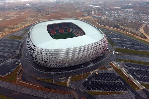 Gaziantep Arena'da maç oynanmasına onay çıktı